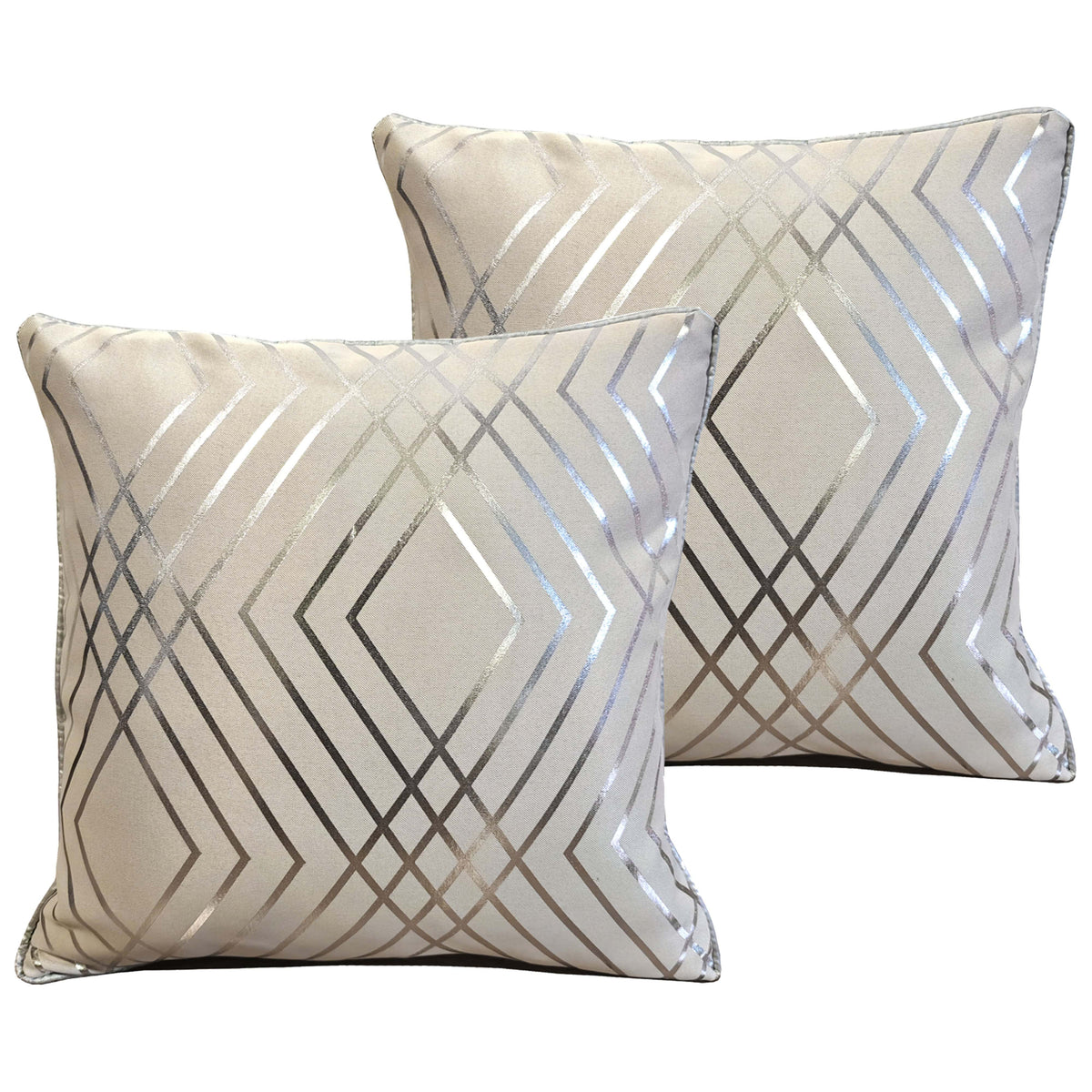 Geo Sparkle Geometric Cushion Covers – 2 Pack by Olivia Rocco