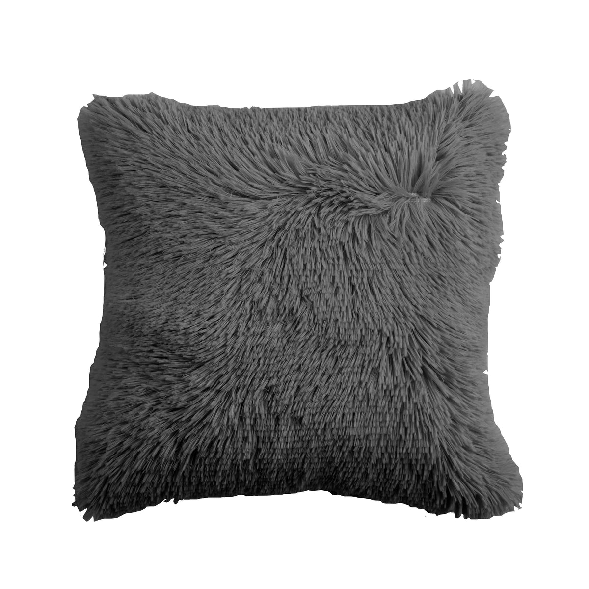 Oversized Chunky Faux Fur Throw & Cushion Cover by Olivia Rocco